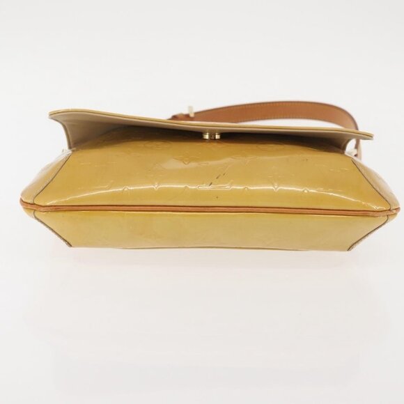 Authentic LOUIS VUITTON Monogram Vernis Thompson Street Bag Beige M91301 LV - Picture 12 of 16